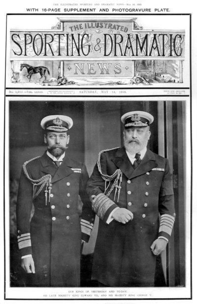 Voorpagina van The Illustrated Sporting and Dramatic News, 14 mei 1910 door Unbekannt