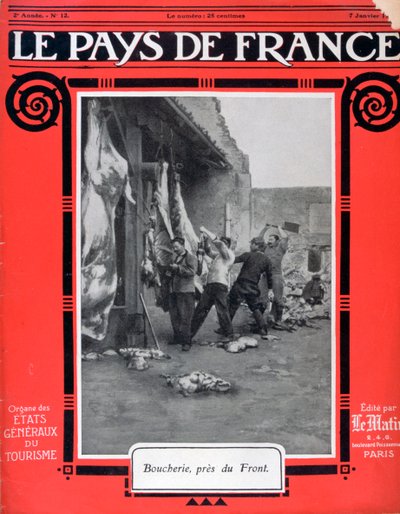 Voorpagina van Le Pays de France, 7 januari 1915 door Unbekannt