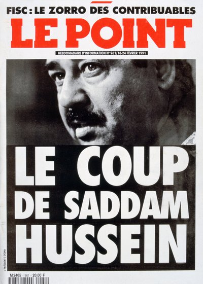 Voorpagina van Le Point, februari 1991 door Unbekannt