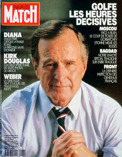 Voorpagina van Paris Match, Februari 1991 door Unbekannt