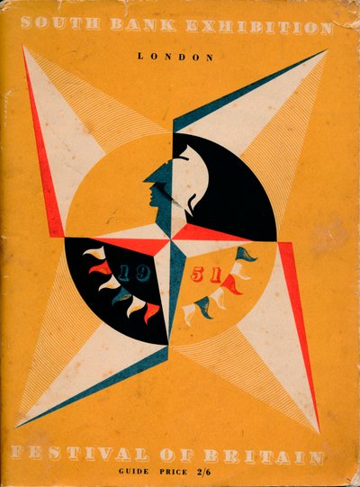Voorkant van een gids voor het Festival of Britain, 1951 door Unbekannt