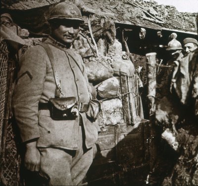 Frontlinie bij Berry-au-Bac, Noord-Frankrijk, ca. 1914-1918 door Unbekannt