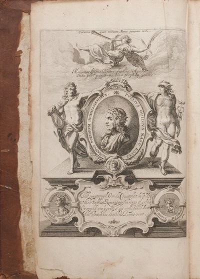 Frontispice met Portret van Ovidius, Metamorfosen, Oxford, 1632 door Unbekannt