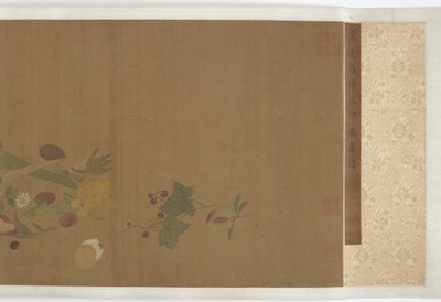 Fruit, groenten, bloemen en insecten, Ming-dynastie door Unbekannt
