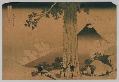 Fuji vanaf de Pas van Mishima, Koshu Provincie door Unbekannt