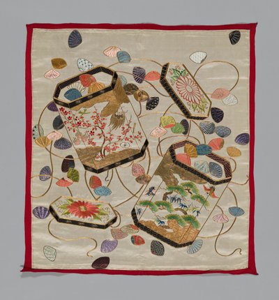Fukusa geschenkhoes, Japan, Edo-periode 1615-1868, 1775-1800 door Unbekannt