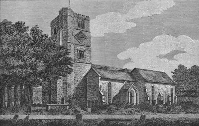 Fulham Kerk in 1812 1911 door Unbekannt