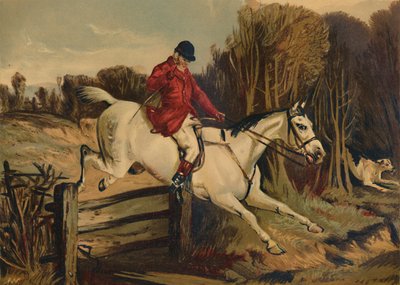 Full Cry - Tom Clarke, jager van de Old Berkshire, c1879 door Unbekannt