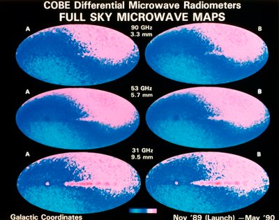 Volledige hemelmicrowavekaarten, 1990 door Unbekannt