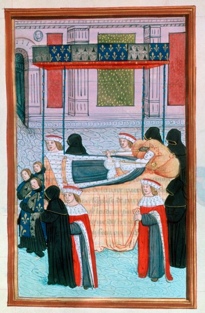Begrafenis van Anne van Bretagne, Parijs, 1514, 16e eeuw door Unbekannt