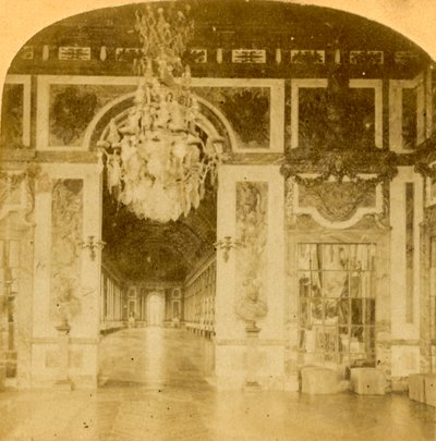 Spiegelzaal, Versailles, Frankrijk door Unbekannt