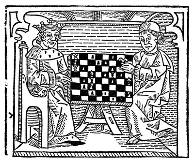 Spel en spel van schaken, 1474 1956 door Unbekannt