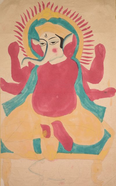 Ganesha, 1800s door Unbekannt