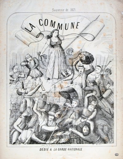 Garde Nationale, Parijse Commune door Unbekannt