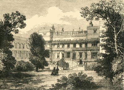 Tuinzijde van Northumberland House, 1881 door Unbekannt