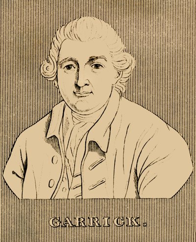 Garrick, 1717-1779 door Unbekannt