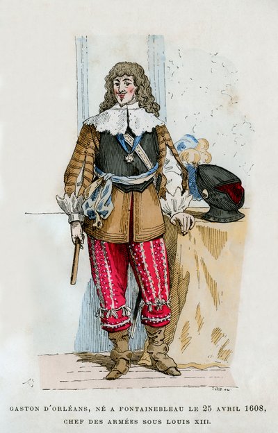 Gaston, Hertog van Orléans, bevelhebber van de legers onder Lodewijk XIII van Frankrijk, 1882-1884 door Unbekannt