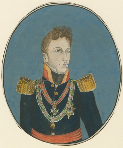 Gebhard Leberecht von Blücher 1742-1819, c. 1800 door Unbekannt