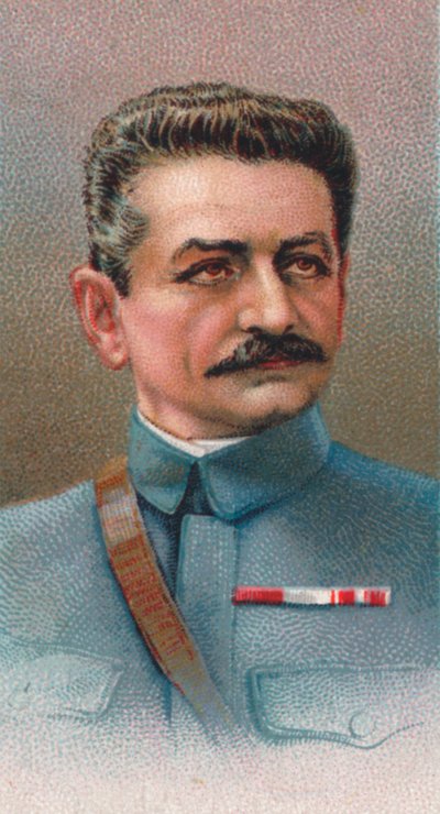 Generaal Charles Emmanuel Marie Mangin 1866-1925, Franse generaal tijdens de Eerste Wereldoorlog, 1917 door Unbekannt