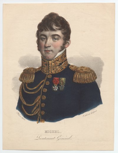 Generaal Claude-Étienne Michel 1772-1815, 1835 door Unbekannt