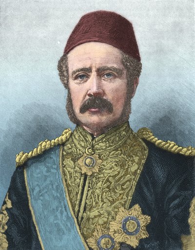 Generaal Gordon, ca. 1885 door Unbekannt