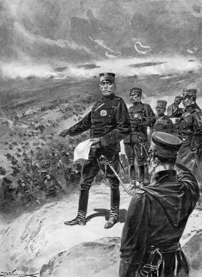 Generaal Kuroki, Japanse commandant, Russisch-Japanse Oorlog 1904-5 door Unbekannt