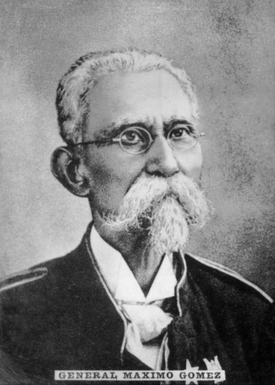 Generaal Maximo Gomez 1836-1905, Dominicaanse Generaal in de Tienjarige Oorlog, c1910 door Unbekannt