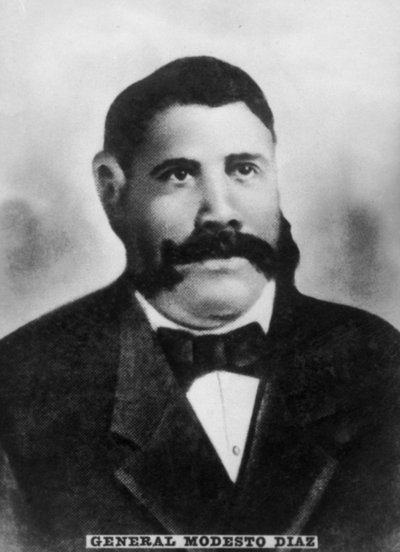 Generaal Modesto Diaz 1826-1892, Generaal-majoor van het Cubaanse Bevrijdingsleger, c1910 door Unbekannt