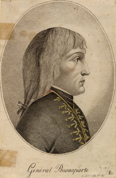 Generaal Napoléon Bonaparte, 1796 door Unbekannt