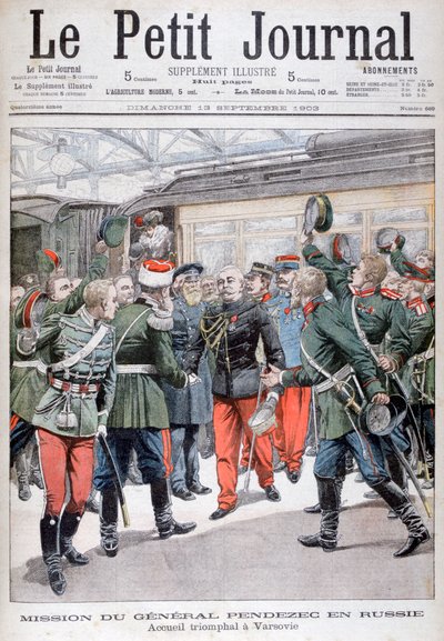 Diplomatieke missie van generaal Pendezec naar Rusland, 1903 door Unbekannt