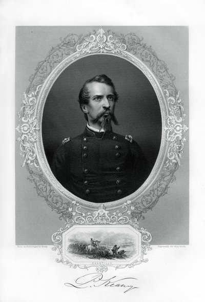 Generaal Philip Kearny, officier van het Amerikaanse leger door Unbekannt