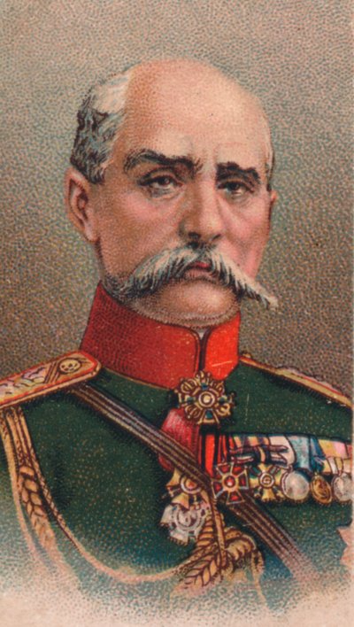 Generaal Platon Lechitsky 1856-1921, Russische commandant in de Eerste Wereldoorlog, 1917 door Unbekannt