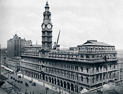 Hoofdpostkantoor, Sydney, ca. 1900 door Unbekannt