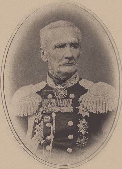 Generaal Sergey Petrovich Buturlin 1803-1873, 1860s door Unbekannt