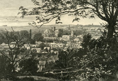 Algemeen Uitzicht op Winchester, 1898 door Unbekannt