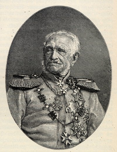 Generalfeldmarschall Friedrich Graf von Wrangel 1784-1877 door Unbekannt