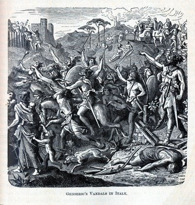 Genserics Vandalen in Italië, 1882 door Unbekannt