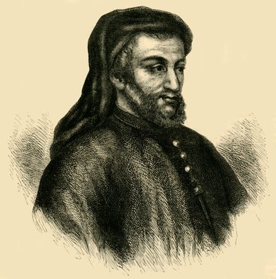 Geoffrey Chaucer, ca. 1878 door Unbekannt