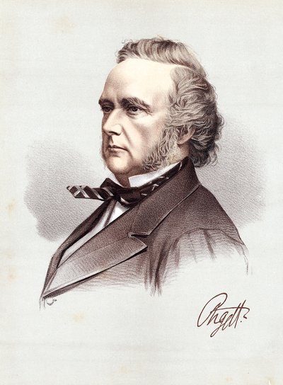 George Douglas Campbell, 8e Hertog van Argyll, Schotse Whig-politicus en wetenschapper, c1880 door Unbekannt