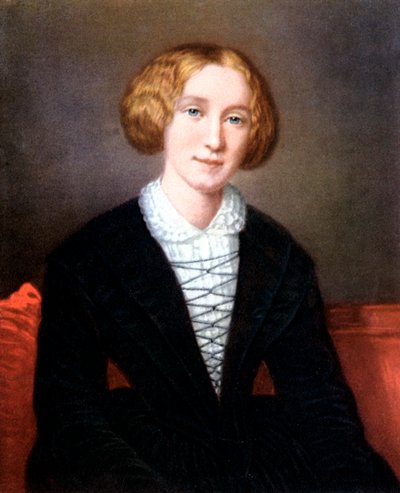 George Eliot als jonge vrouw, ca. 1840 door Unbekannt