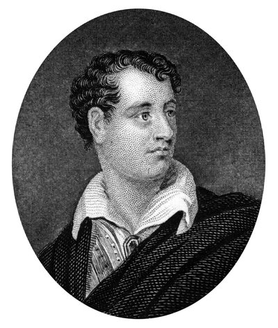 George Gordon Byron, Anglo-Schotse dichter en leidende figuur in de Romantiek, 1877 door Unbekannt