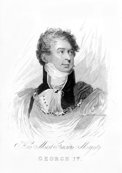 George IV, koning van het Verenigd Koninkrijk en Hannover, 19e eeuw door Unbekannt