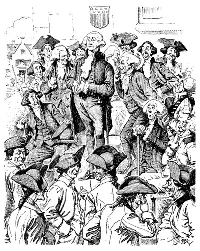 George Washington probeert te liegen, 1901 door Unbekannt