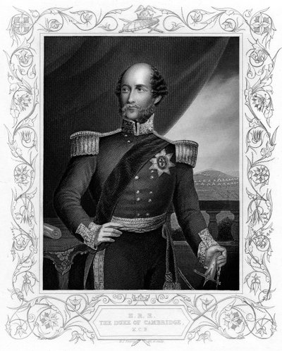 George William Frederick Charles, 2e Hertog van Cambridge, Britse soldaat, ca. 1856 door Unbekannt
