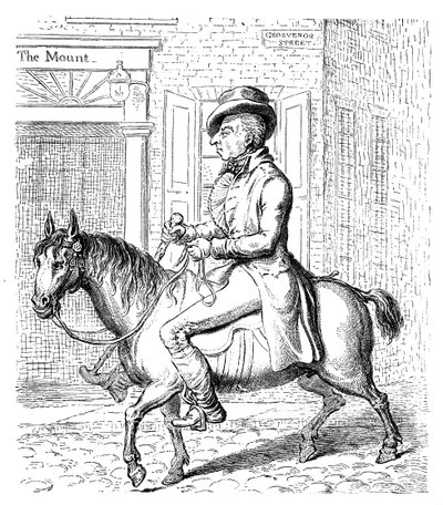 Georgey op een stokpaard, 1796 door Unbekannt