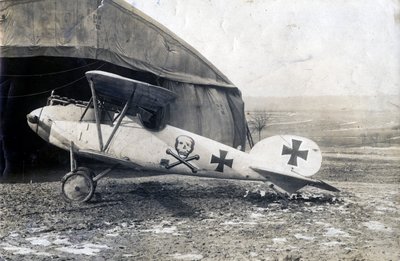 Duitse Albatros DV, Souilly, Frankrijk, 2 januari 1918 door Unbekannt