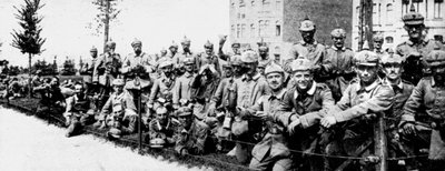 Duitse Keizerlijke Garde in Brussel, Eerste Wereldoorlog, 1914 door Unbekannt