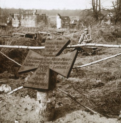 Duitse massagraf, ca. 1914-ca. 1918 door Unbekannt