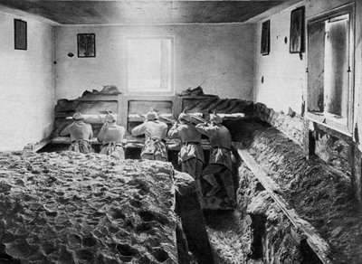 Duitse verdedigingspositie aan de Wisla, Polen, Eerste Wereldoorlog, 1915 door Unbekannt