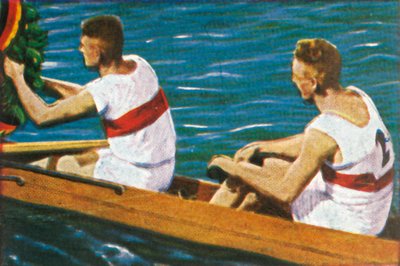 Duitse winnaars van de stuurloze paren, 1928 door Unbekannt
